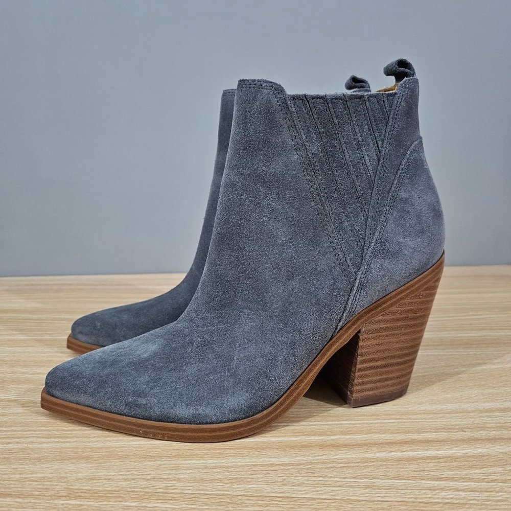 Marc Fisher Gray Ankle Boots